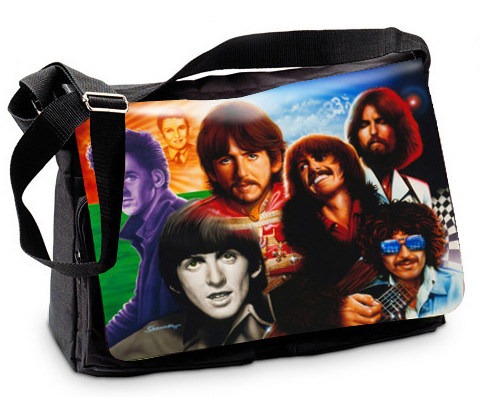 Seven Faces of George Harrison Beatles BeatBag Shoulder Bag
