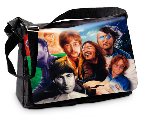 Seven Faces of John Lennon Beatles BeatBag Shoulder Bag