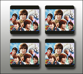 Seven Faces Of Davy Jones Monkees Coaster Set